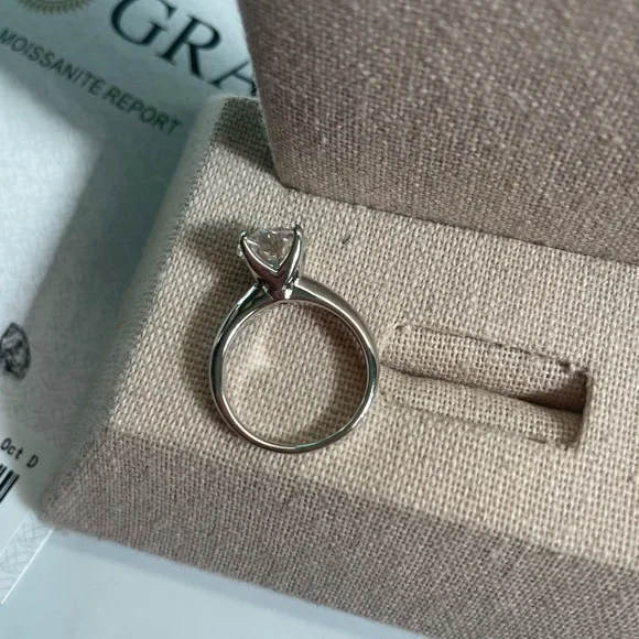 ❗️SOLD❗️3 CT Moissanite Ring - Picture 5 of 7